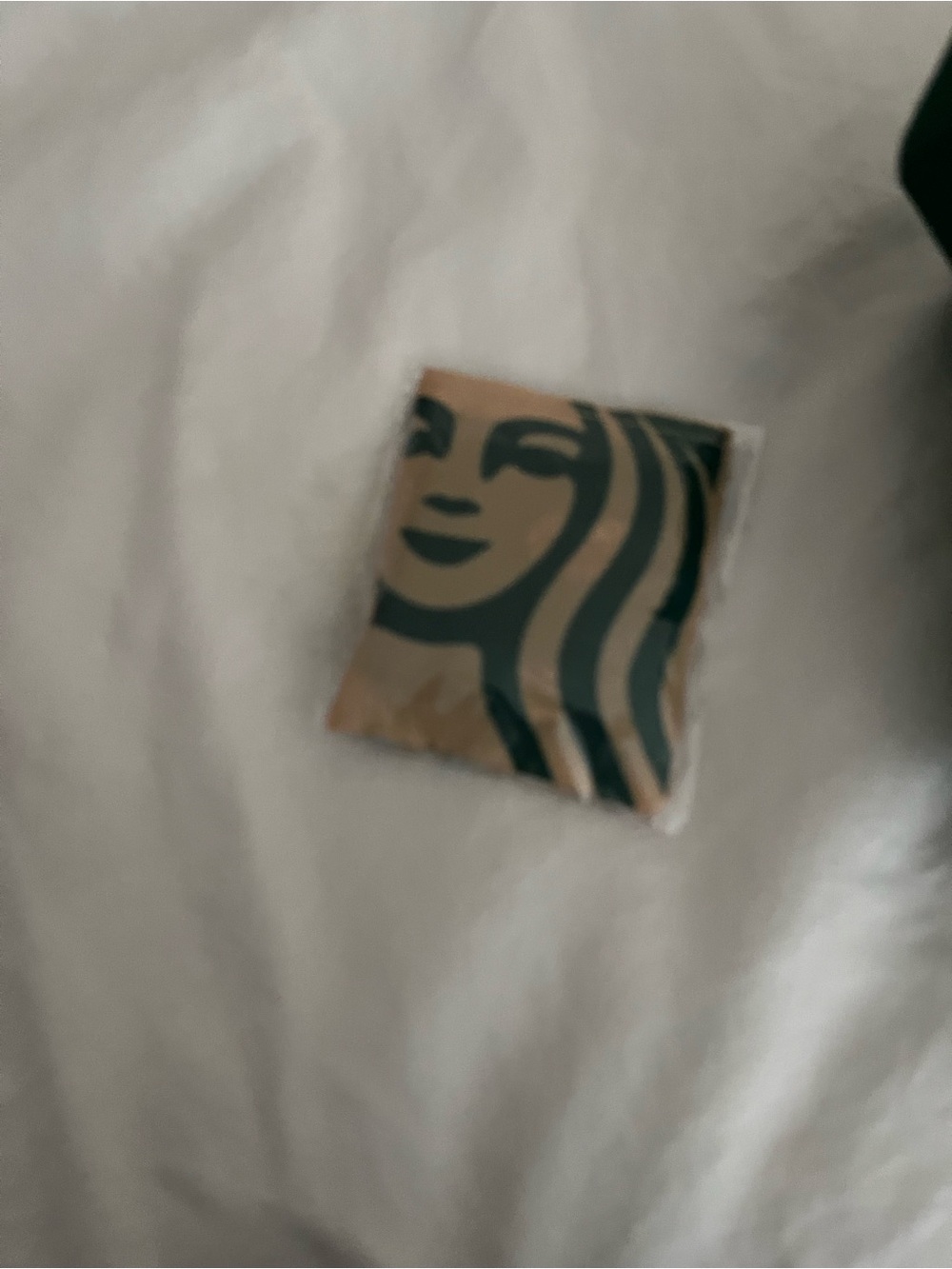 Starbucks Green double cup reusable bag!